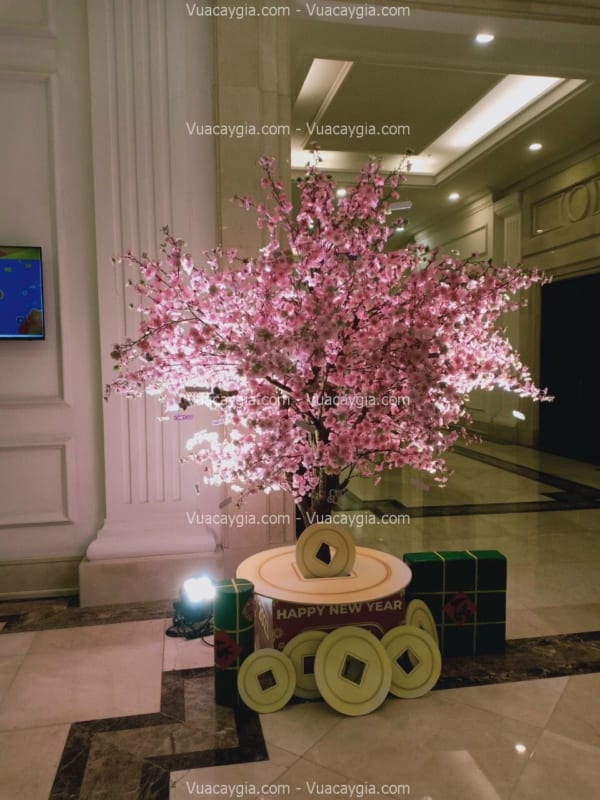 thi công cây hoa anh đào giả vũng tàu