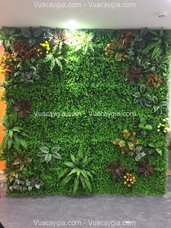 Tường cây giả đẹp Tường cây giả đẹp