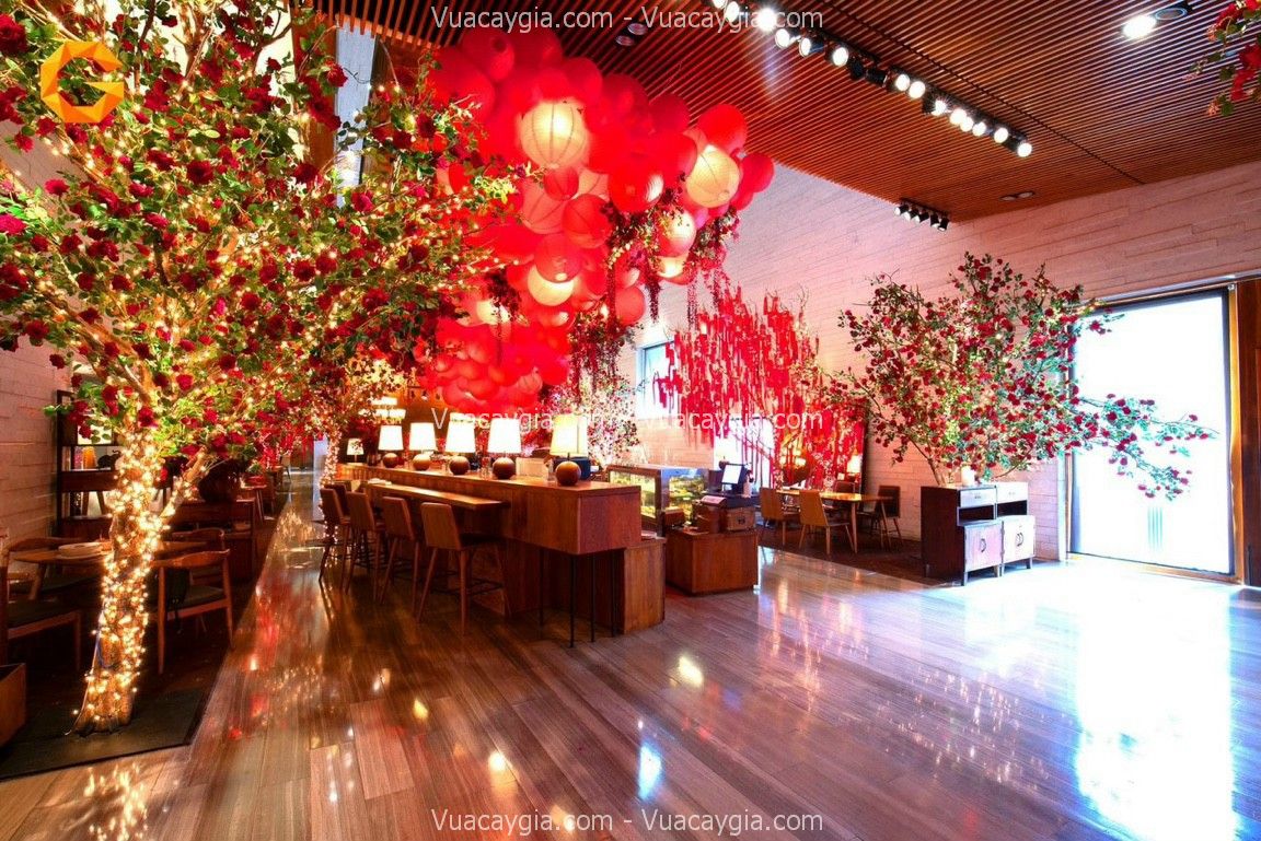 Decor cây giả Hà Nội