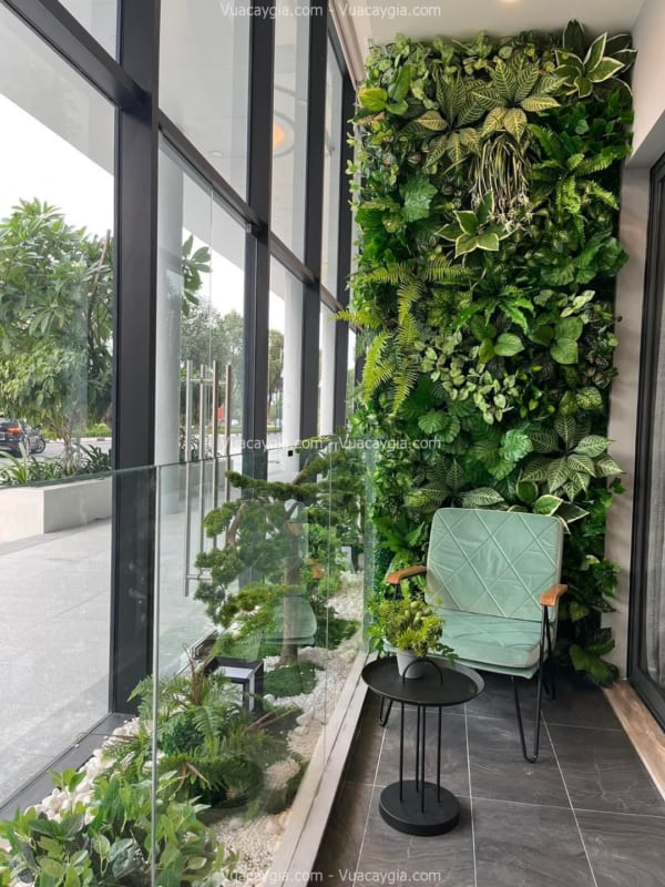 Tường cây giả đẹp quận 11