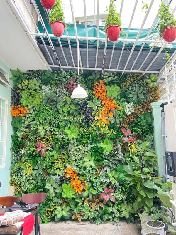 Tường cây giả đẹp quận 11