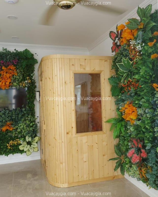 Tường cây giả đẹp quận 12