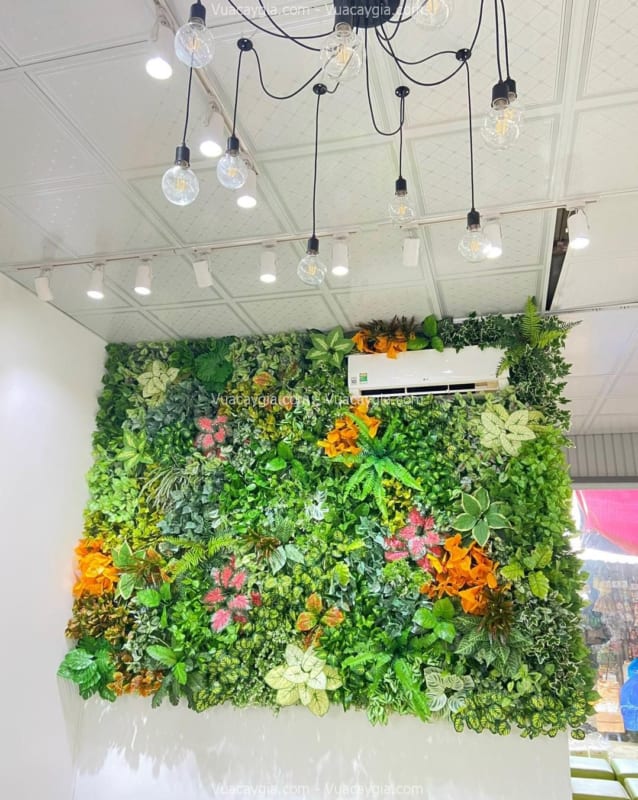 Tường cây giả đẹp quận 12