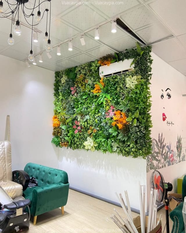 Tường cây giả đẹp quận 12