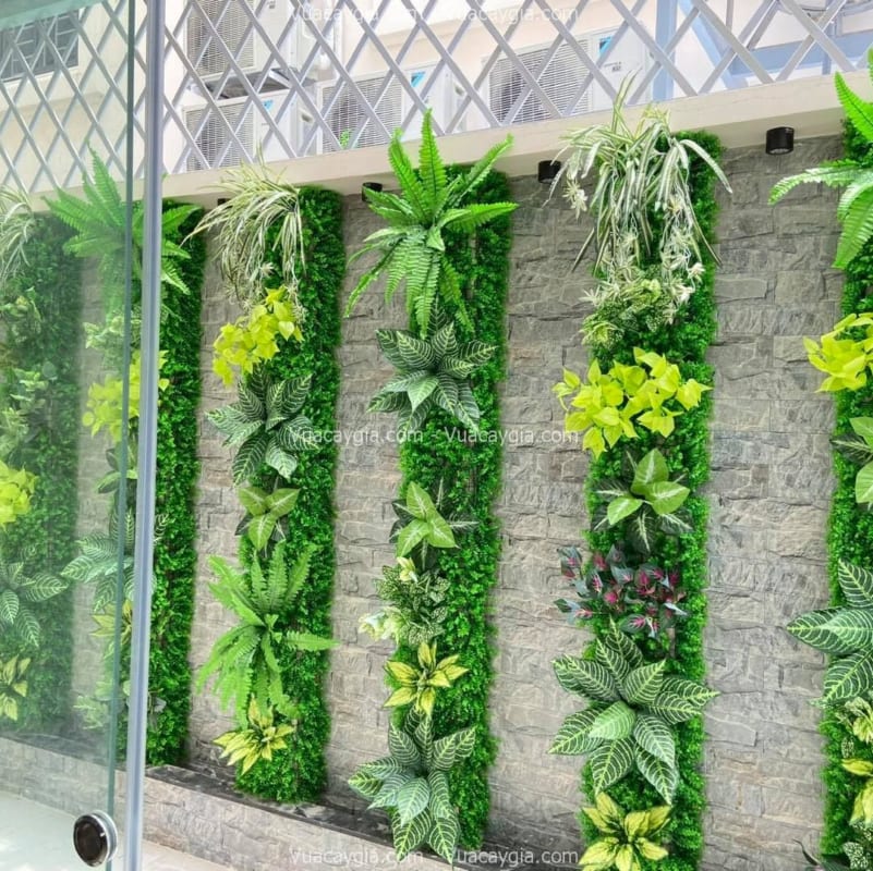 Tường cây giả đẹp quận 9 Tường cây giả đẹp quận 9